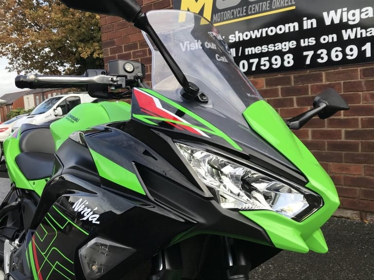 Kawasaki Ninja 650 Tourer 23reg 9960m FSH panniers screen tail tidy crash sli...