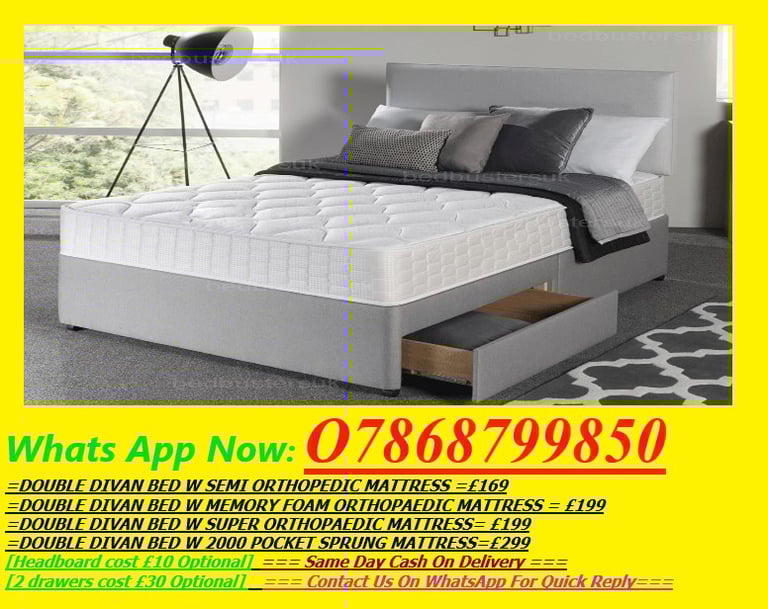 Double/Small Double Divan Bed Bases in Neasden, London Gumtree