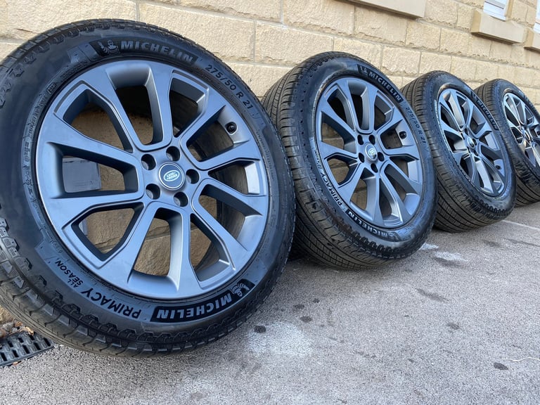 Range Rover Sport 2023 21” Grey Alloy Wheels style 5126 7mm+ Michelin!