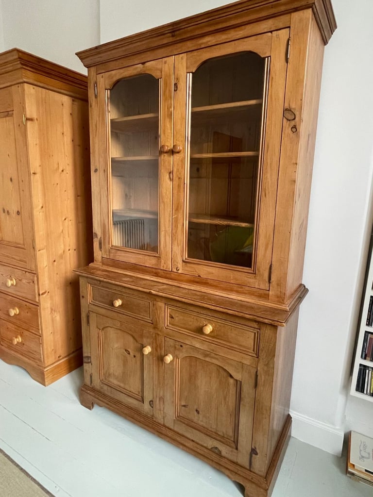 image for Tall solid pine dresser