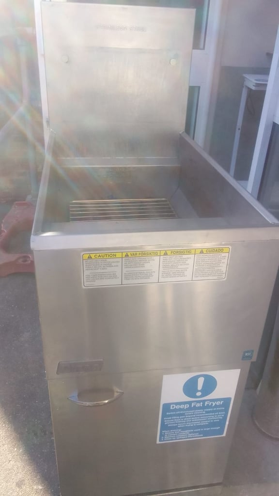 Catering equipment commercial gas Pitco fryers trailer restaurant kitchen items 