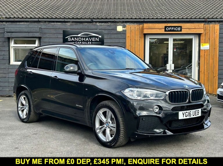 2016 BMW X5 3.0 30d M Sport SUV 5dr Diesel Auto xDrive Euro 6 (s/s) (258 ps) ESTATE Diesel Automatic