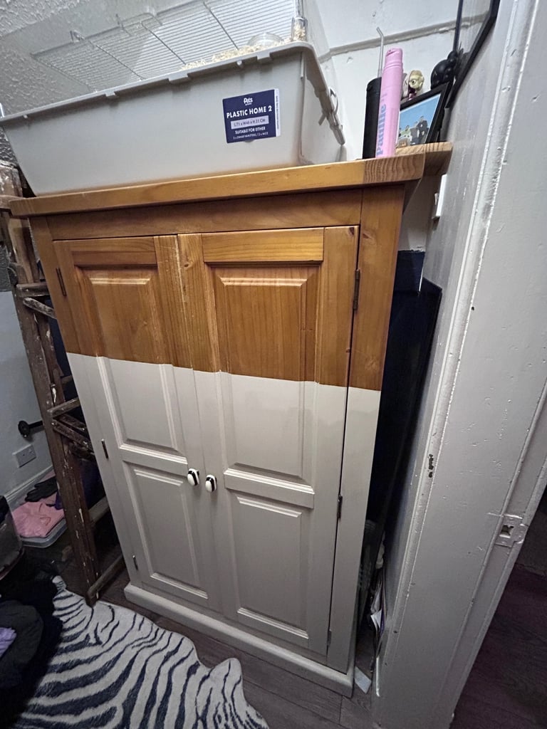 Wooden wardrobe