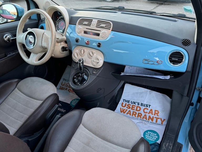 2021 Fiat 500 0.9 TwinAir Cult Convertible 2dr Petrol Dualogic Euro 6 (s/s) (85 bhp) Convertible ...