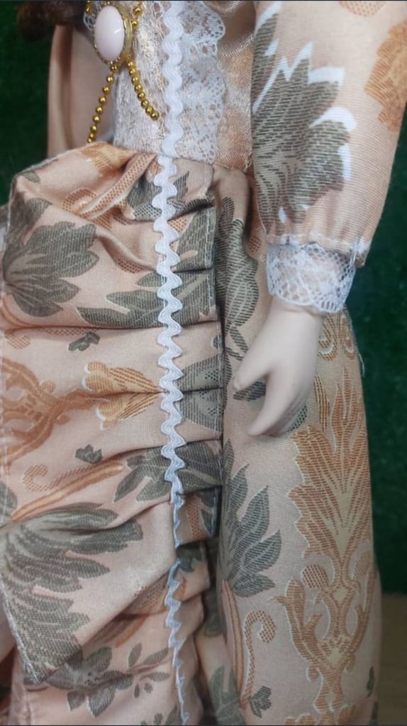 Vintage collectable Charlotte hand painted porcelain doll  