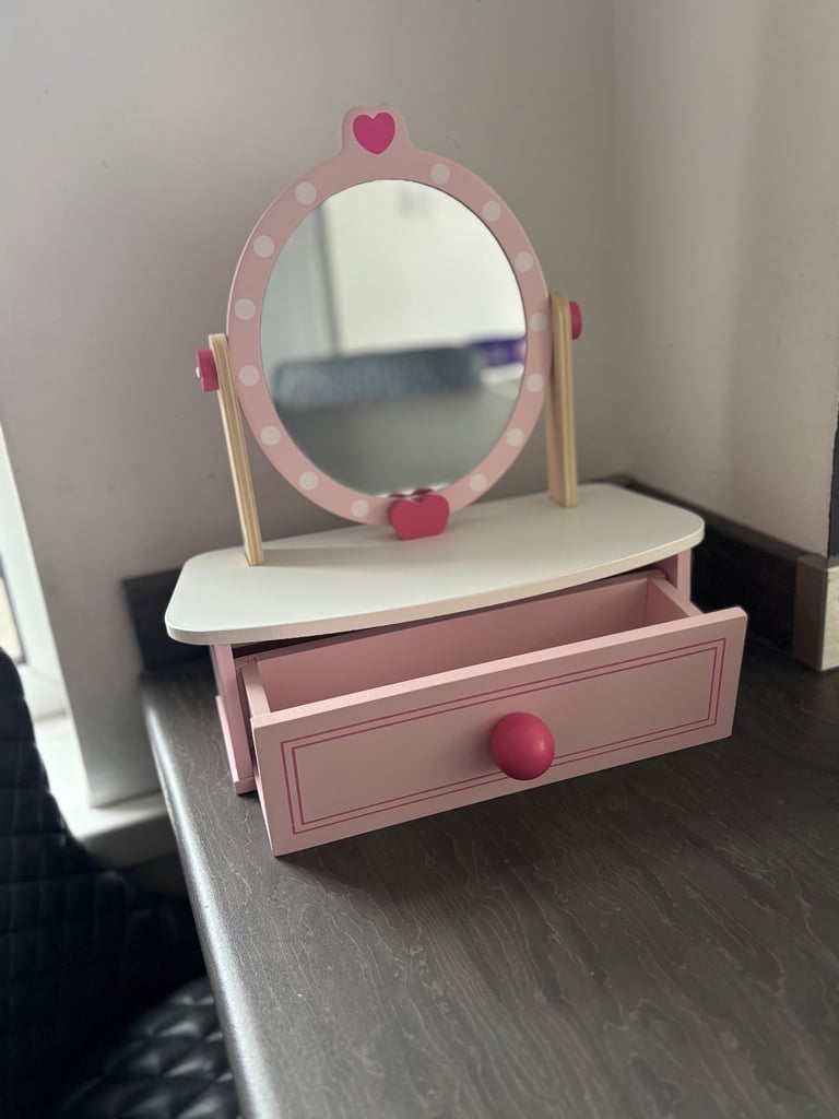 image for Girls Vanity mirror with draw