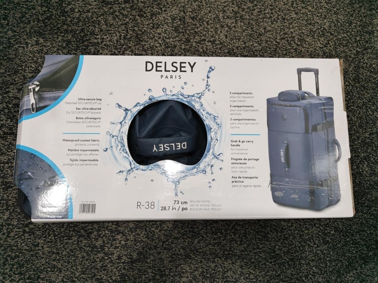 Delsey Paris R-38 Raspail Rolling Duffel Bag Suitcase