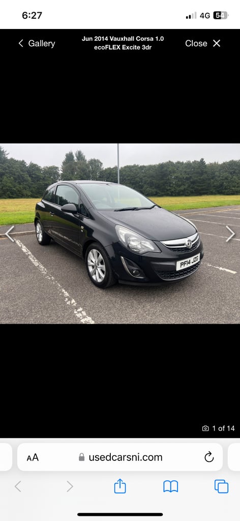 image for Vauxhall, CORSA, Hatchback, 2014, Manual, 998 (cc), 3 doors