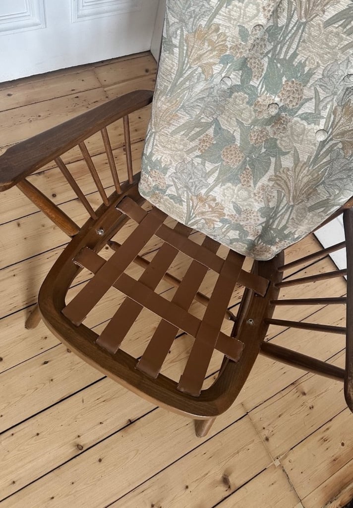 Vintage Ercol Evergreen Midcentury Cottage Style Armchair Retro