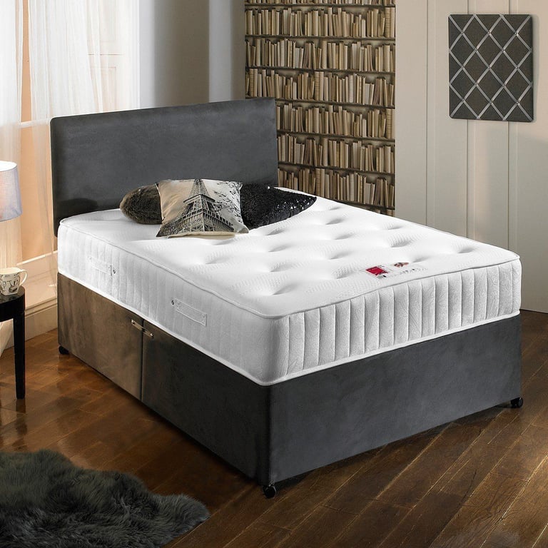 image for **Premium Quality Brand New Double And King Beds with Mattress Also Draws As Well 🚚🚚