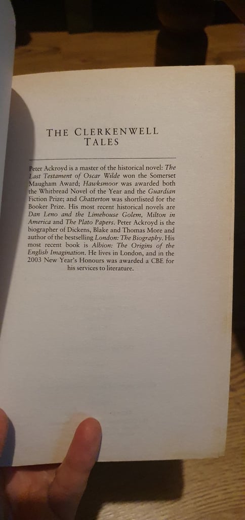 Clarkenwell Tales: Imagined Thriller set in London of 1399 