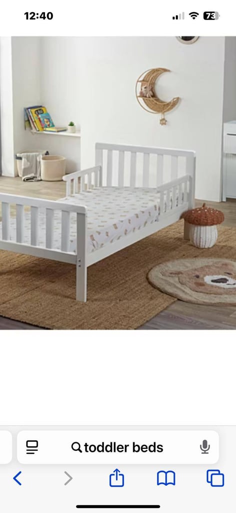 image for Toddler bed and mattress x2