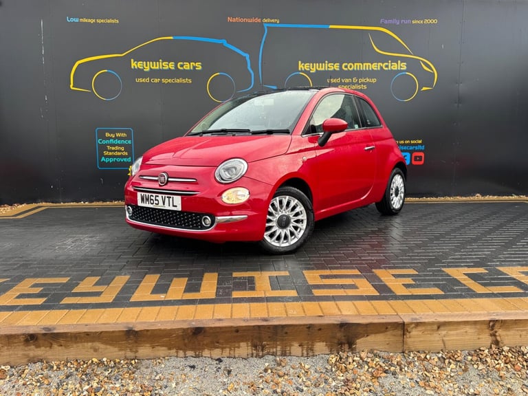  Fiat 500 1.2 Lounge Euro 6 (s/s) 3dr Petrol Manual