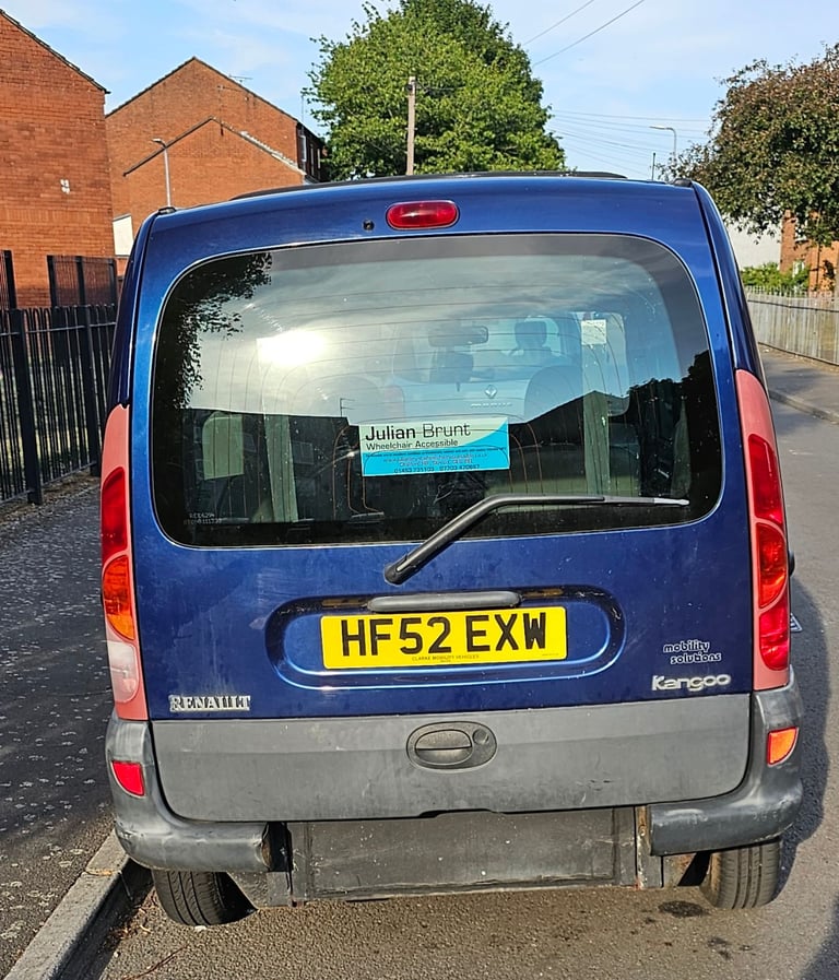 Renault Kangoo 1.2L Wheel Chair Access, New MOT