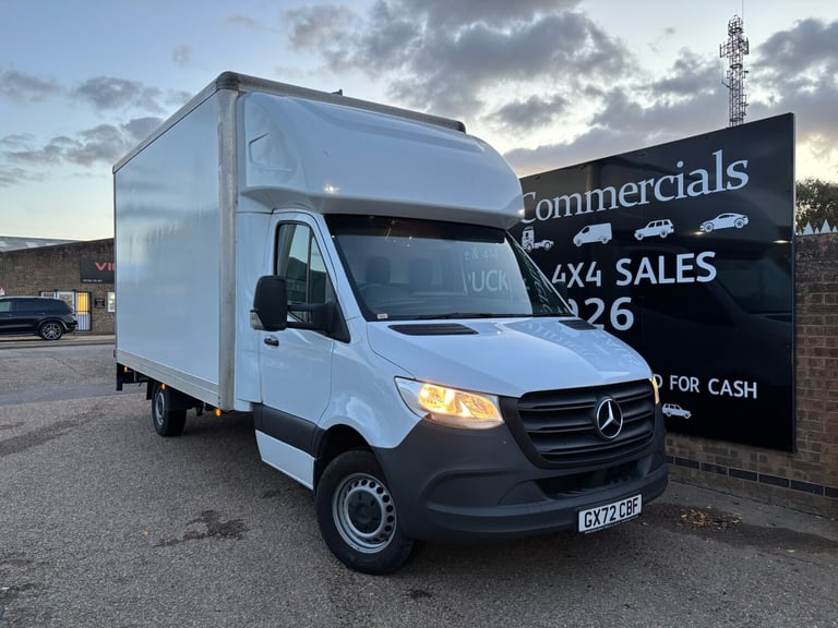 2022 Mercedes-Benz Sprinter 315 CDI 2.0 150 PROGRESSIVE LUTON BOX VAN TAIL LIFT LWB L3 74K FSH 1 ...