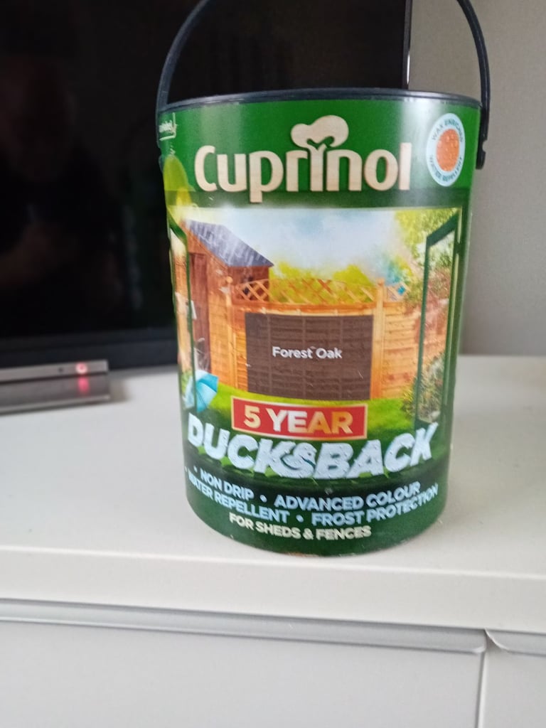 image for CUPRINOL DUCKSBACK  FORREST OAK  GARDEN PAINT 