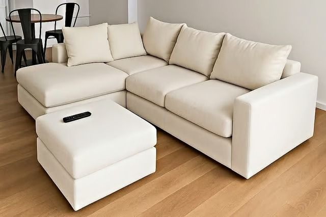 image for Modern Dylan Corner Sofa Set – L Shape | Plush Comfort **