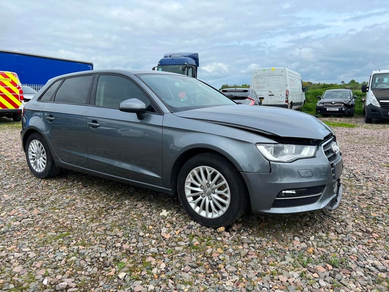 2015 AUDI A3 SE TECHNIK GREY ULEZ SALVAGE DAMAGED REPAIR CAT S LOGBBOK