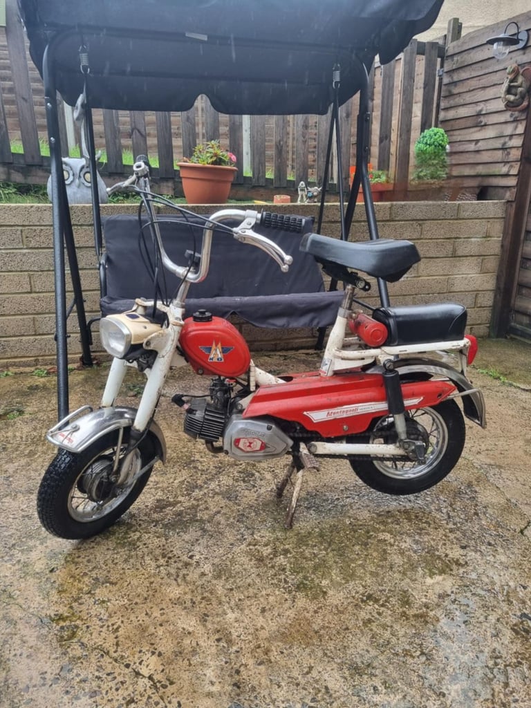 1975 moto morini montagoli verona 50cc classic moped motorbike 