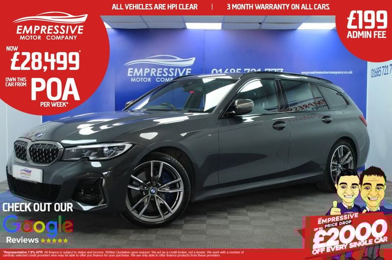 2020 69 BMW 3 SERIES 3.0 M340I TOURING 5DR PETROL AUTO XDRIVE EURO 6 (S/S) (374 