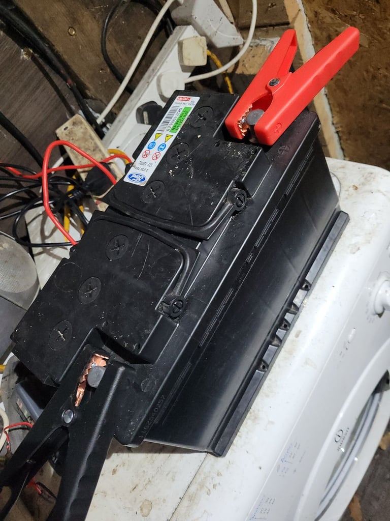 Used medium sized ford branded battery