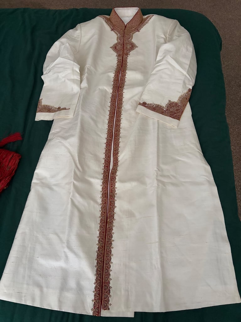 Men’s Asian wedding sherwani 3 piece 