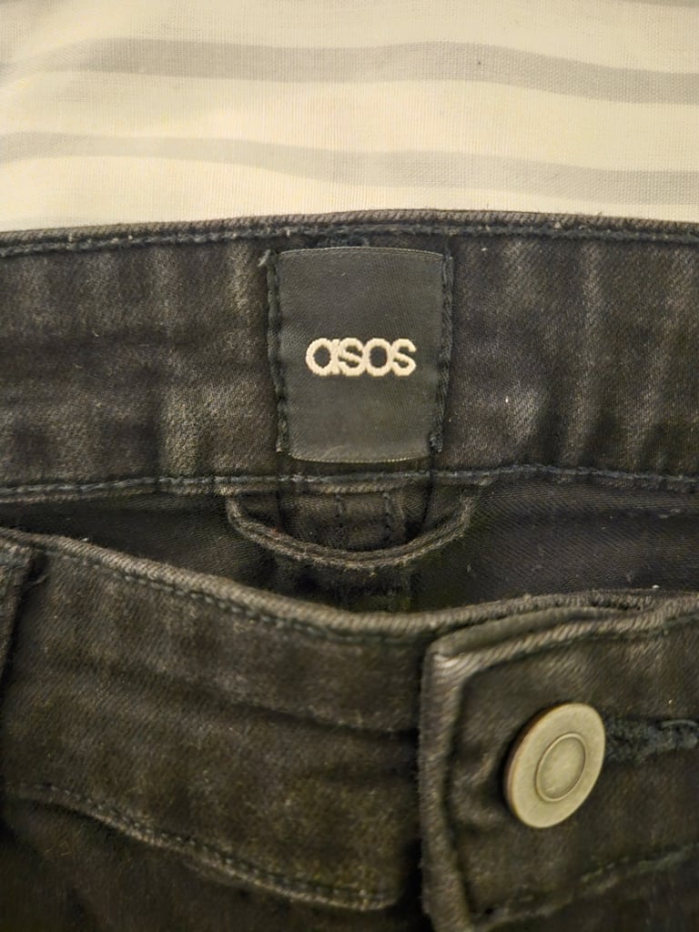 ASOS Design Black Stretch Skinny Spray On Jeans