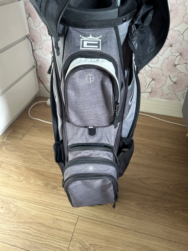 Cobra golf bag and clubs 