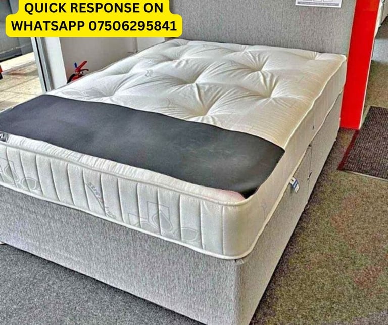 DOUBLE BED BASE HEADBOARD AND MATTRESS WITH OPTIONAL STORAGE in Walthamstow, London Gumtree