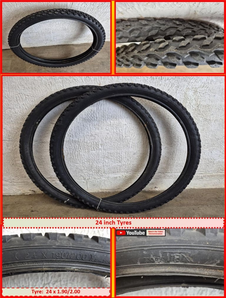 24 inch Bike Tyres