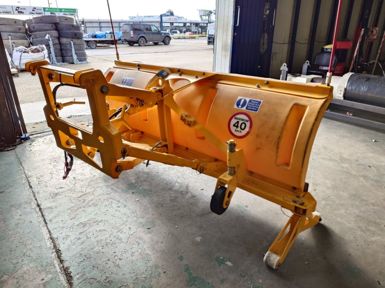 2017 Econ Snow Plough For Truck Telehandler Tractor c/w storage frame