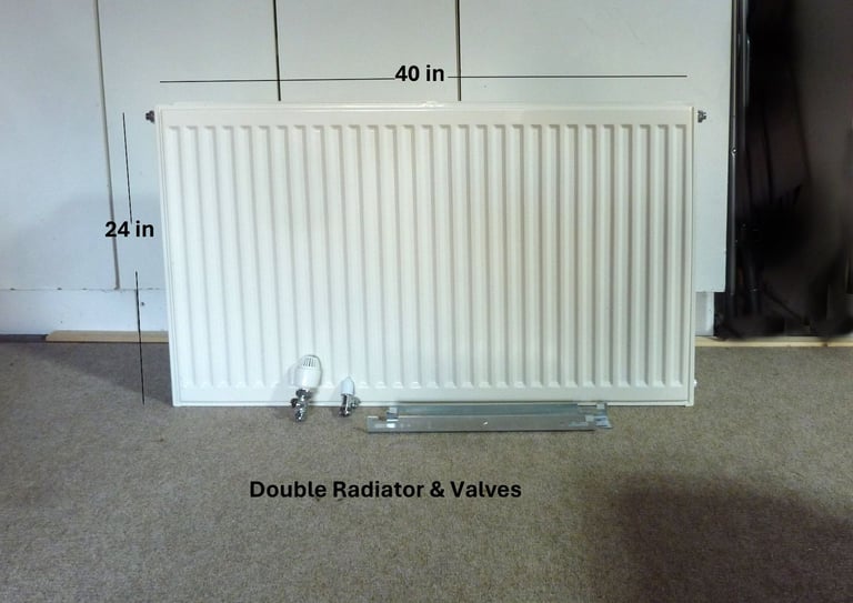 Double Heating Radiator & Valve