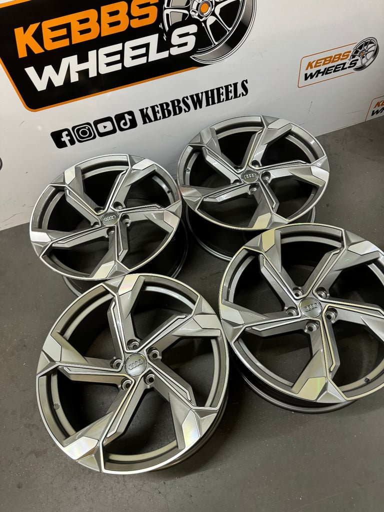 19" AUDI 2023 RSQ8 REPLACEMENT ALLOY WHEELS A3 A4 A5 A6 A7 A8 S3 S4 S5 S6 Q3 Q5 VW GOLF MK5 MK6 MK7 