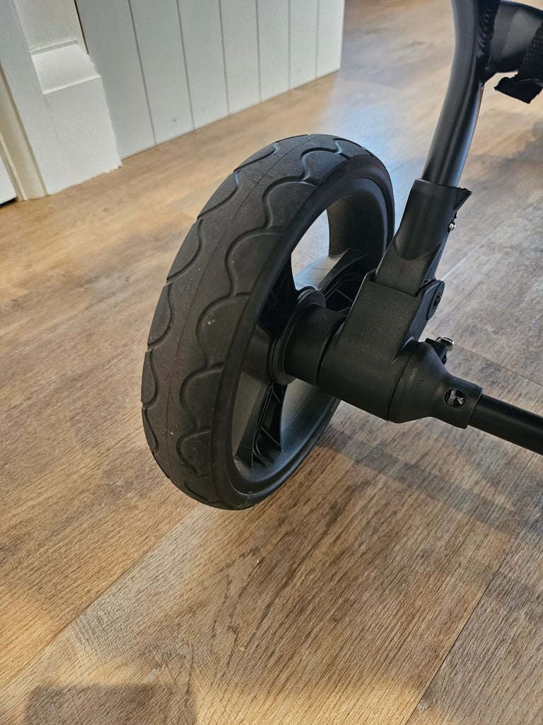 Ickle Bubba Venus Prime Double Stroller Pram with Bassinet Black