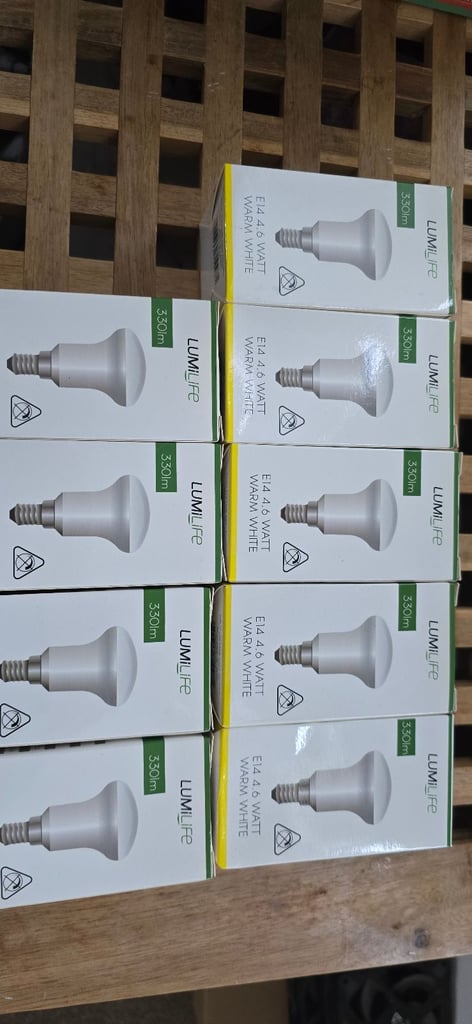 image for 9 x e14 ses 330lm LED reflector bulbs