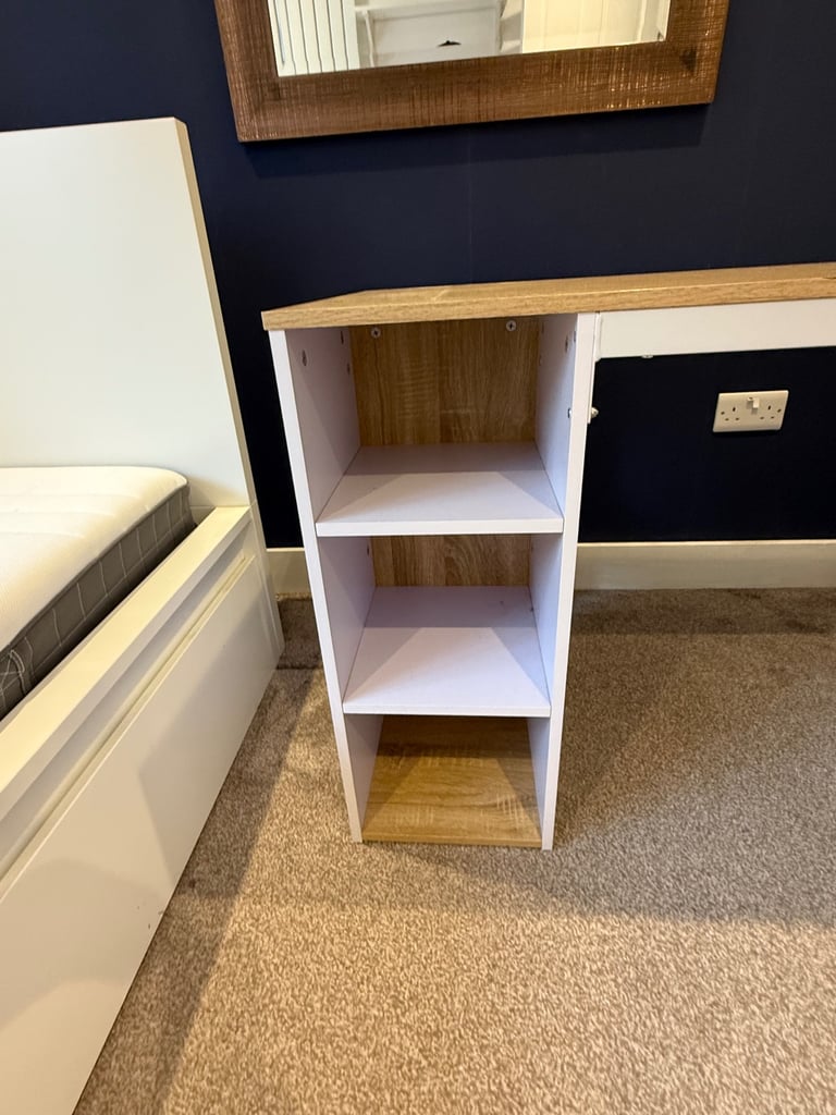 Computer Desk with Storage Shelves Workstation for Home, Office, or Study