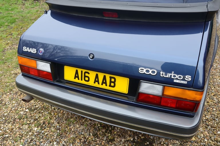 PRIVATE NUMBER PLATE:  A16 AAB. SUPERB REGISTRATION FOR SAAB POST-1983. 900, 9000, A1 SAAB
