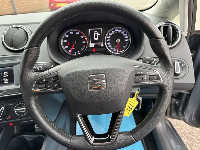 SEAT IBIZA 1.0 Vista Grey Manual Petrol 2016 - ac, FSH, Long mot.