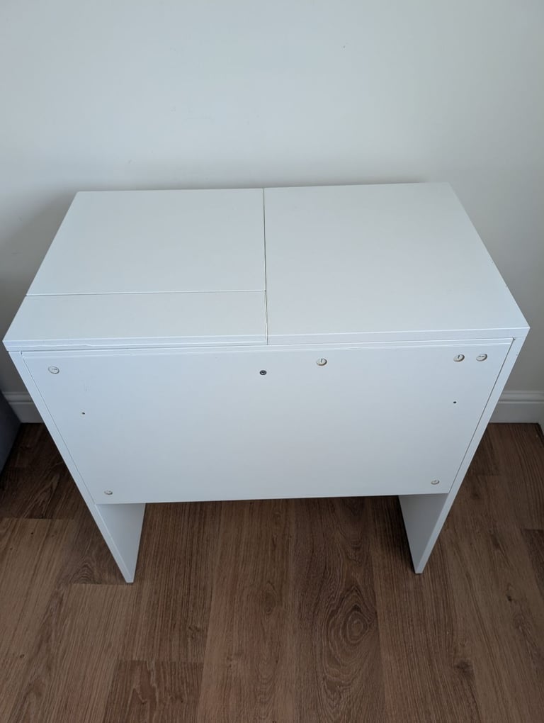IKEA Brimnes White Dressing Table Desk with Mirror and Drawer