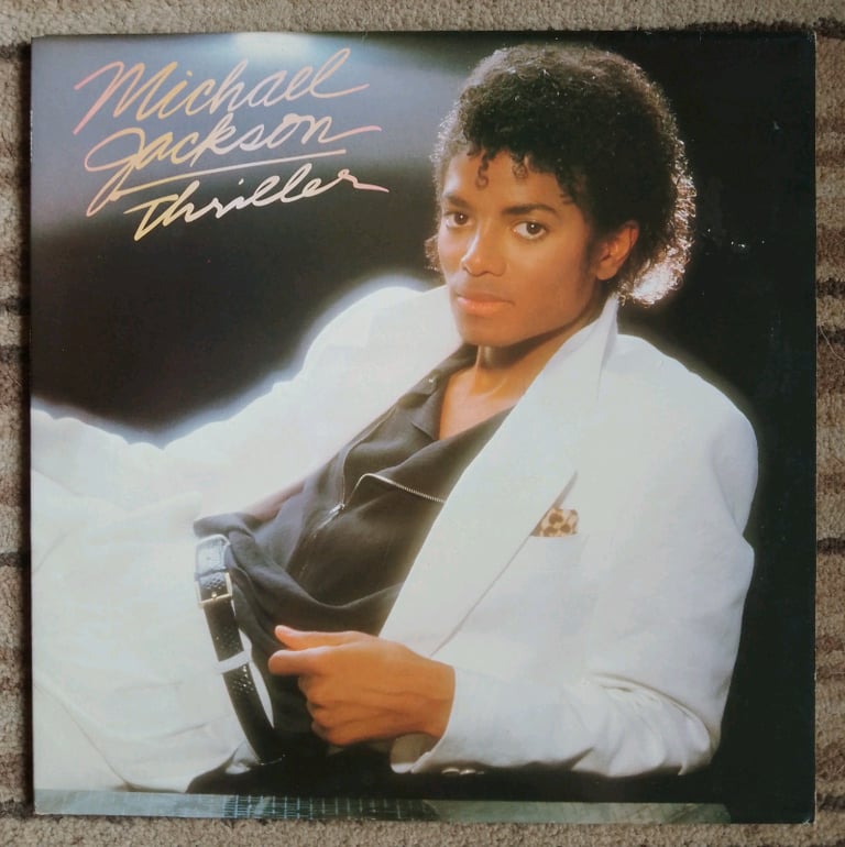Michael Jackson Thriller Gated Vinyl Record Album LP EPC 85930 