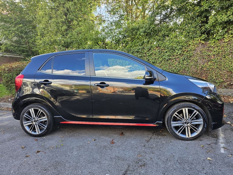 2018 67 Kia Picanto GT Line Black 1 litre FSH 7 Stamps 12 Months MOT 2 Keys 41K Low Miles