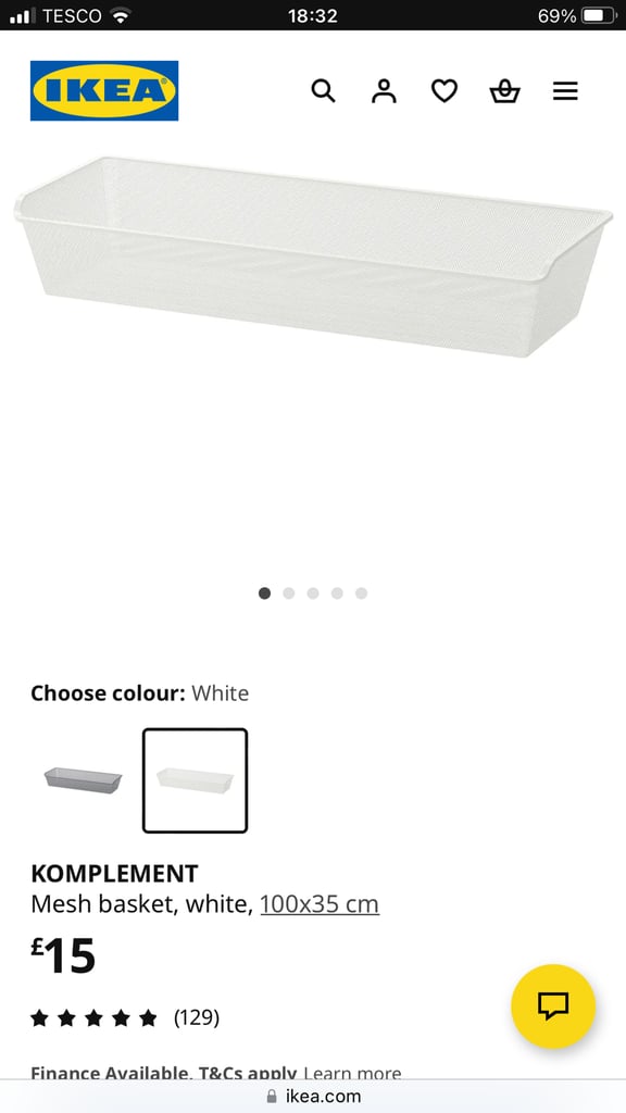 image for Ikea mesh baskets