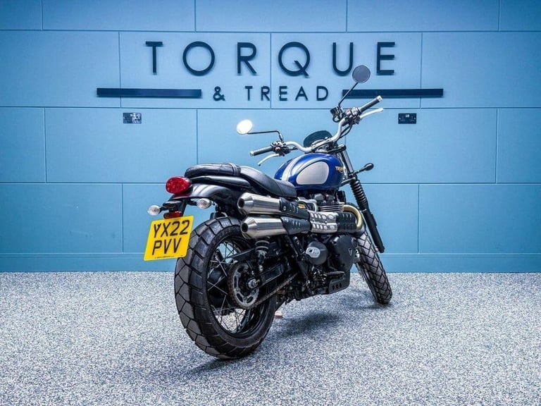 2022 TRIUMPH STREET SCRAMBLER 900 GOLD LINE LTD EDITION - LOW MILES - ONE OWNER