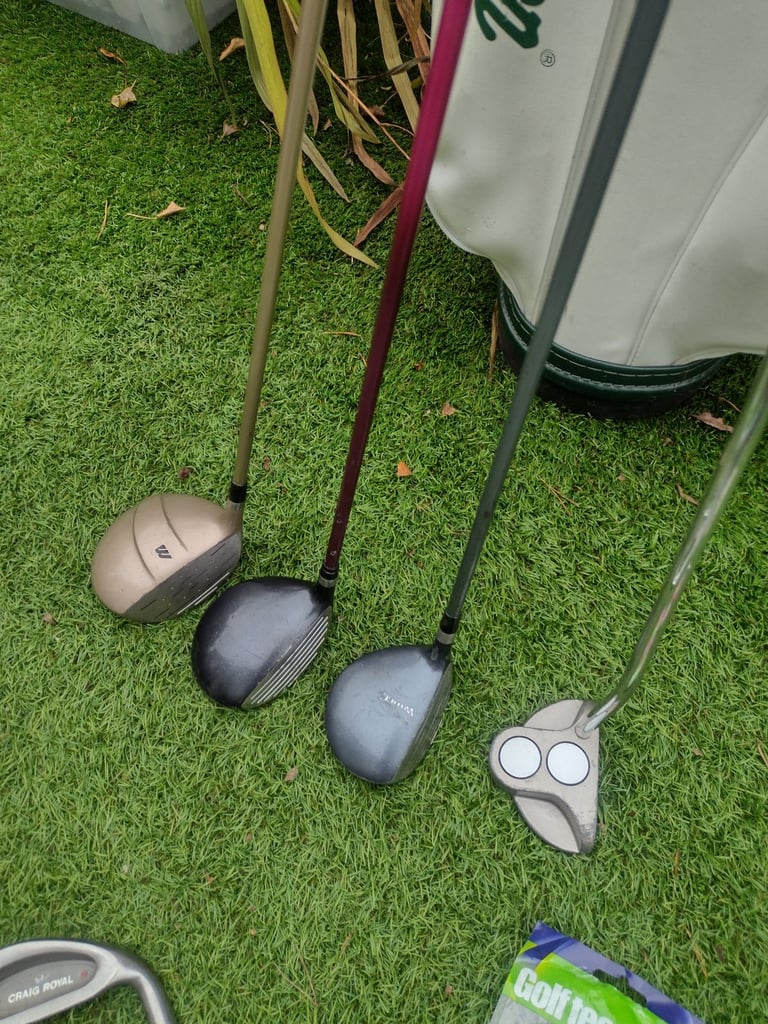 FULL SET LADIES MIZUNO MIX GOLF CLUBS + MACGREGOR GOLF BAG + FREE EXTRAS 