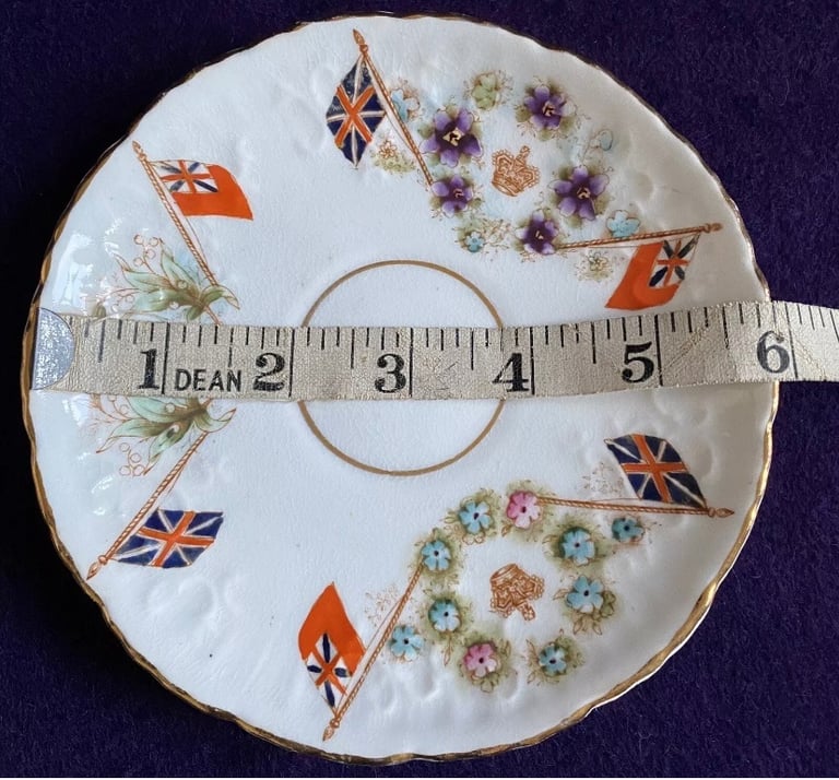 Commemorative Cup & Saucer Queen Victoria Edward VII Long Live The King  