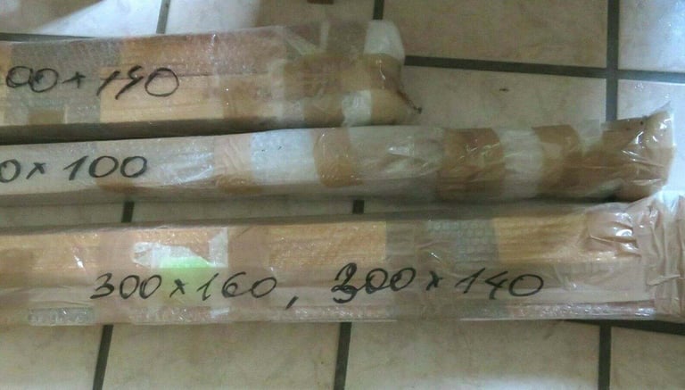 SUPER LARGE Wooden Stretchers Bars &Cross Bars 300 x 160 x4.5cm Professional NEW