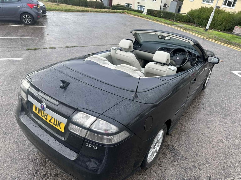 Saab, 9-3, Convertible, 2008, Manual, 1910 (cc), 2 doors