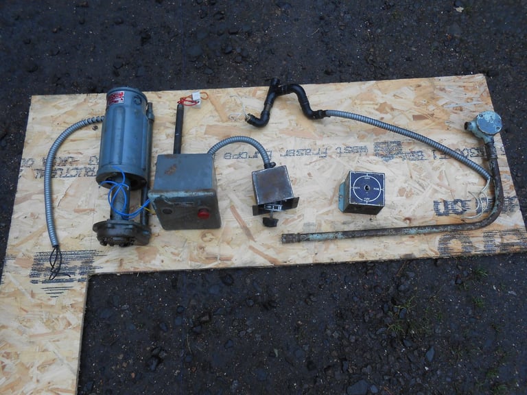 BOXFORD AUD 4.5 LATHE.  3 PHASE SWITCHGEAR AND PARTS.