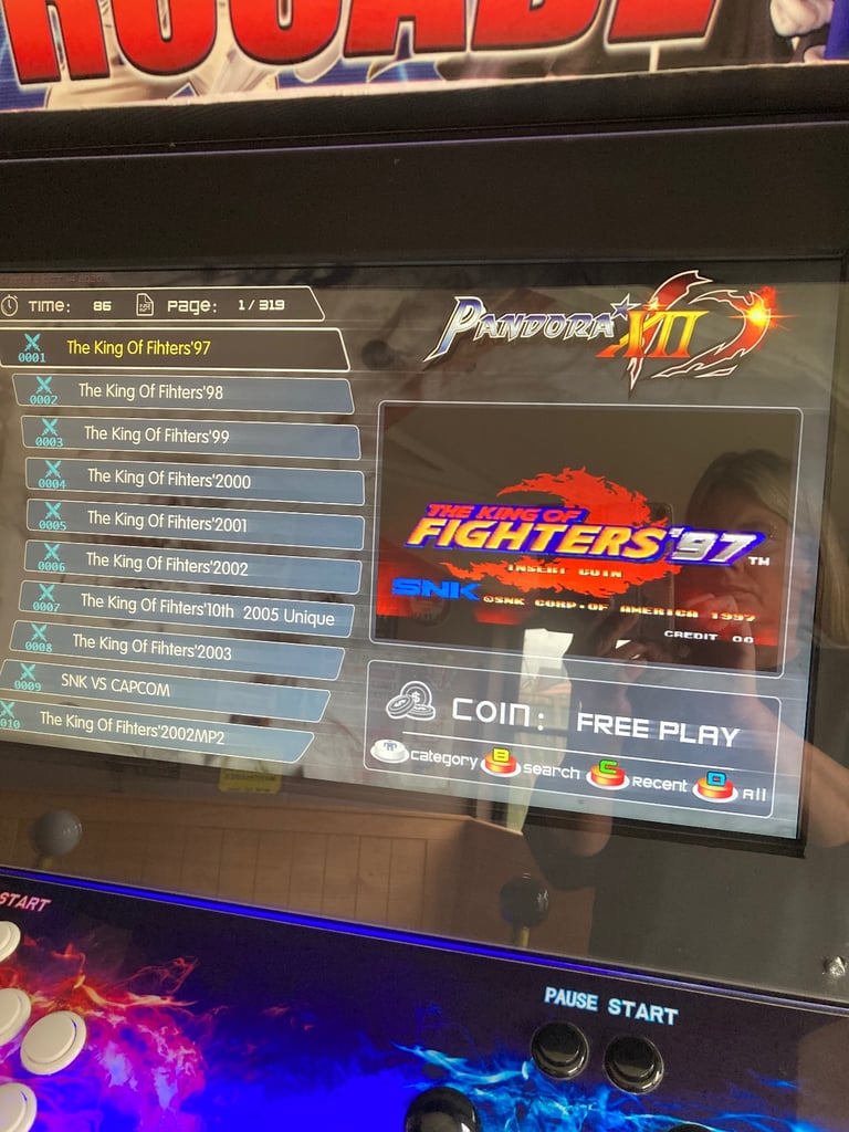 Pandora full size game machine