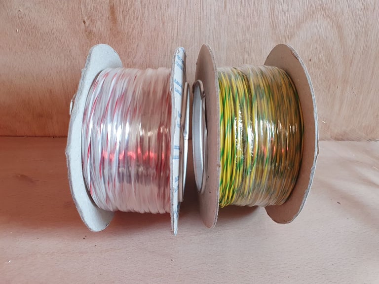 image for 100m Reels of 7/0.2 Two Colour Equipment Wire - Range of Colours £9 Each